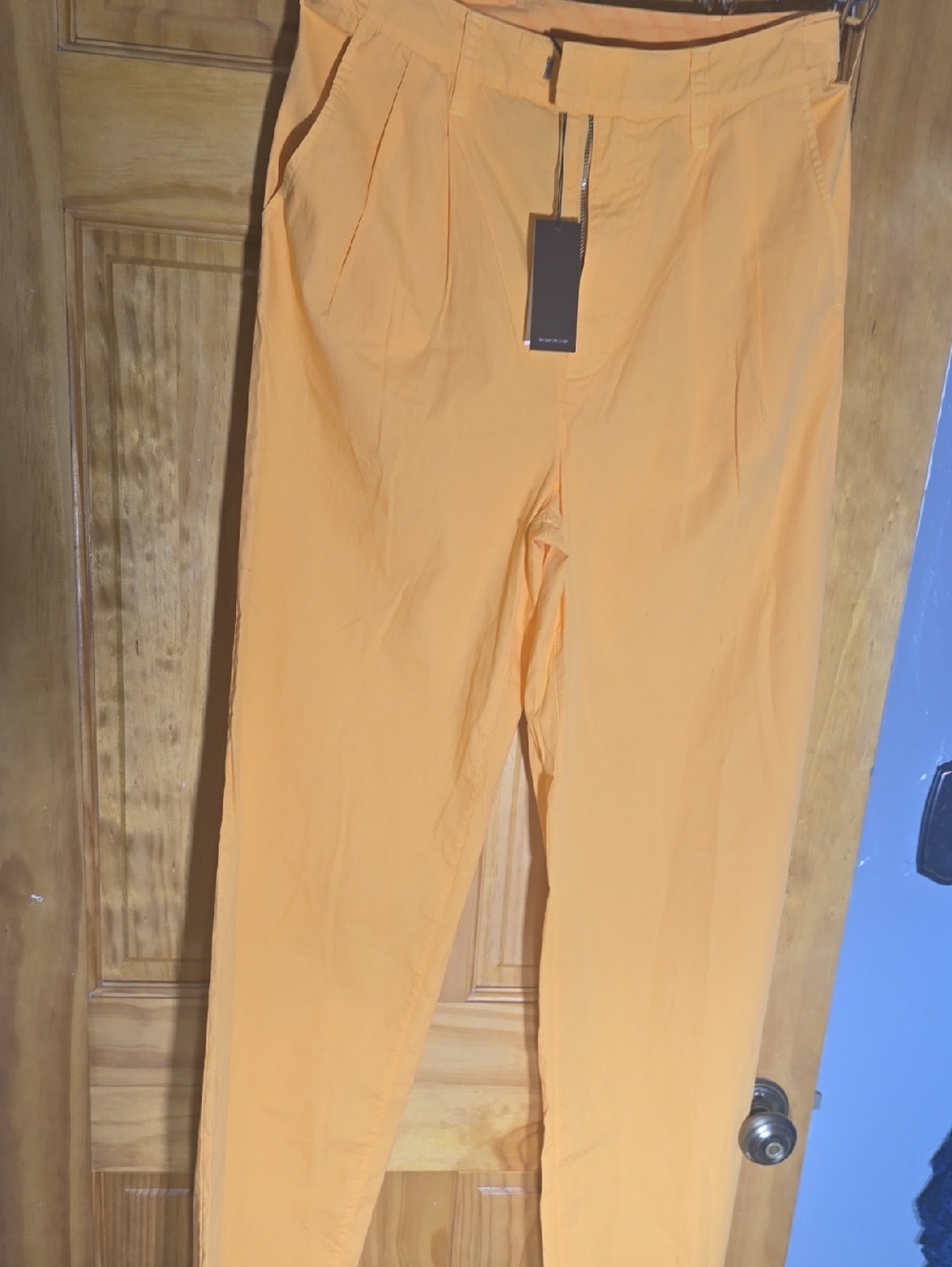 Monrow WOMEN'S Mango Poplin Wide Trouser Size Small.